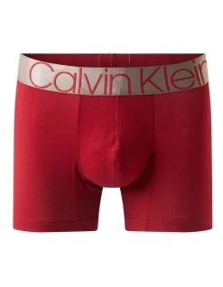 Calvin Klein Icon Cotton Trunk In Red Carpet
