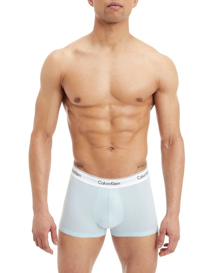 Modern Cotton Stretch Low Rise Trunks 3 Pack In Multi Calvin Klein Modern Cotton Stretch Low Rise Trunks 3 Pack In Multi -Calvin Klein Sales