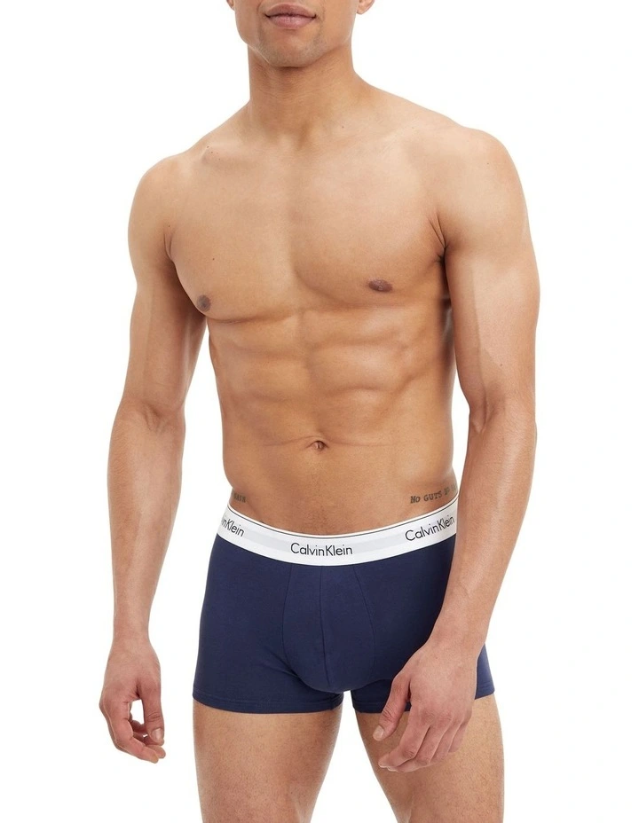 Modern Cotton Stretch Low Rise Trunks 3 Pack In Multi Calvin Klein Modern Cotton Stretch Low Rise Trunks 3 Pack In Multi -Calvin Klein Sales