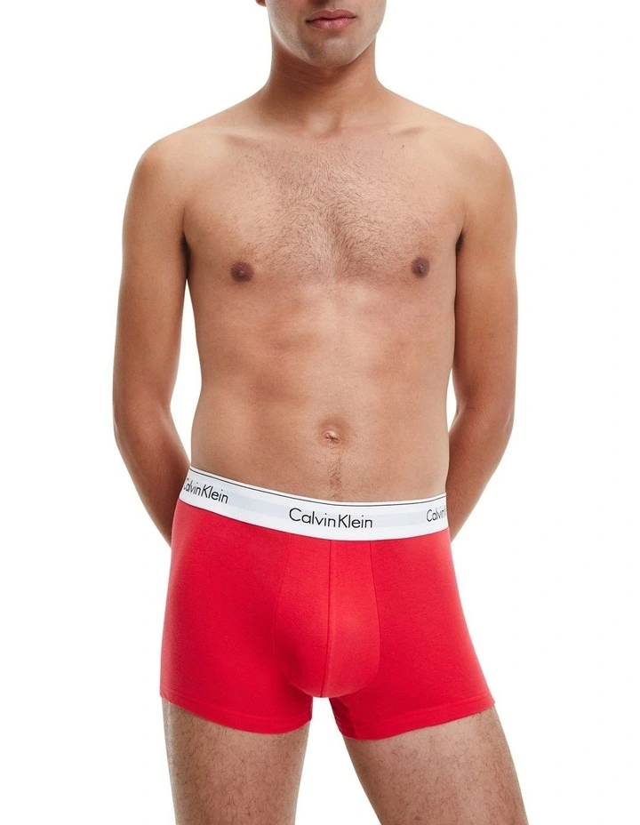 Modern Cotton Stretch Low Rise Trunks 3 Pack In Multi Calvin Klein Modern Cotton Stretch Low Rise Trunks 3 Pack In Multi -Calvin Klein Sales