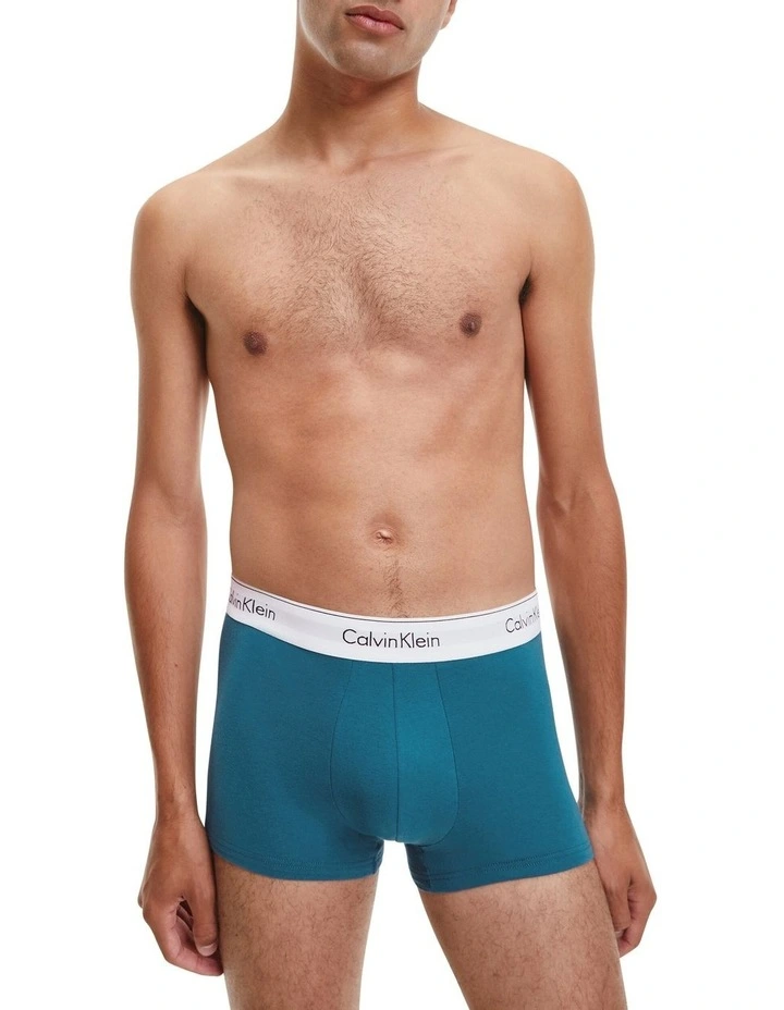 Modern Cotton Stretch Low Rise Trunks 3 Pack In Multi Calvin Klein Modern Cotton Stretch Low Rise Trunks 3 Pack In Multi -Calvin Klein Sales