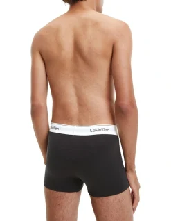 Calvin Klein Modern Cotton Stretch Low Rise Trunks 3 Pack In Multi 4 Calvin Klein Modern Cotton Stretch Low Rise Trunks 3 Pack In Multi -Calvin Klein Sales 945106660 5 720x928