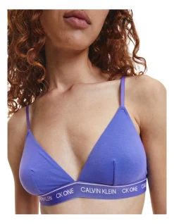 Calvin Klein Ck One Recycled Unlined Triangle Bra In Blue 2 Calvin Klein Ck One Recycled Unlined Triangle Bra In Blue -Calvin Klein Sales 945686350 3 720x928