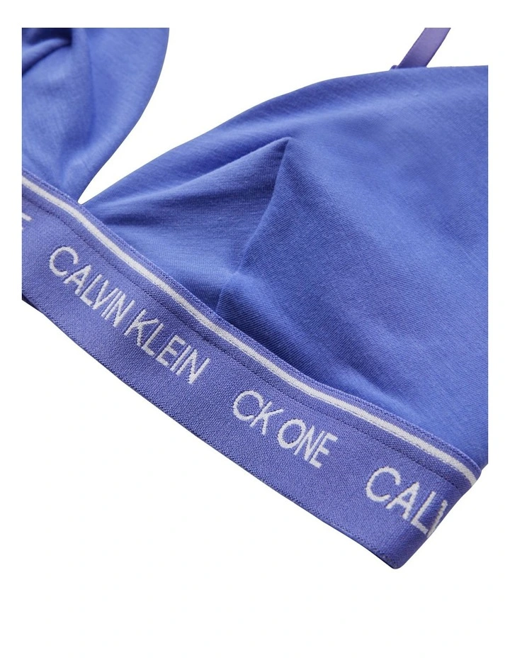 Ck One Recycled Unlined Triangle Bra In Blue Calvin Klein Ck One Recycled Unlined Triangle Bra In Blue -Calvin Klein Sales