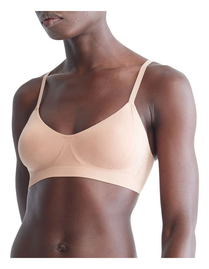 Bonded Flex Light Lined Bralette In Beige Calvin Klein Bonded Flex Light Lined Bralette In Beige -Calvin Klein Sales