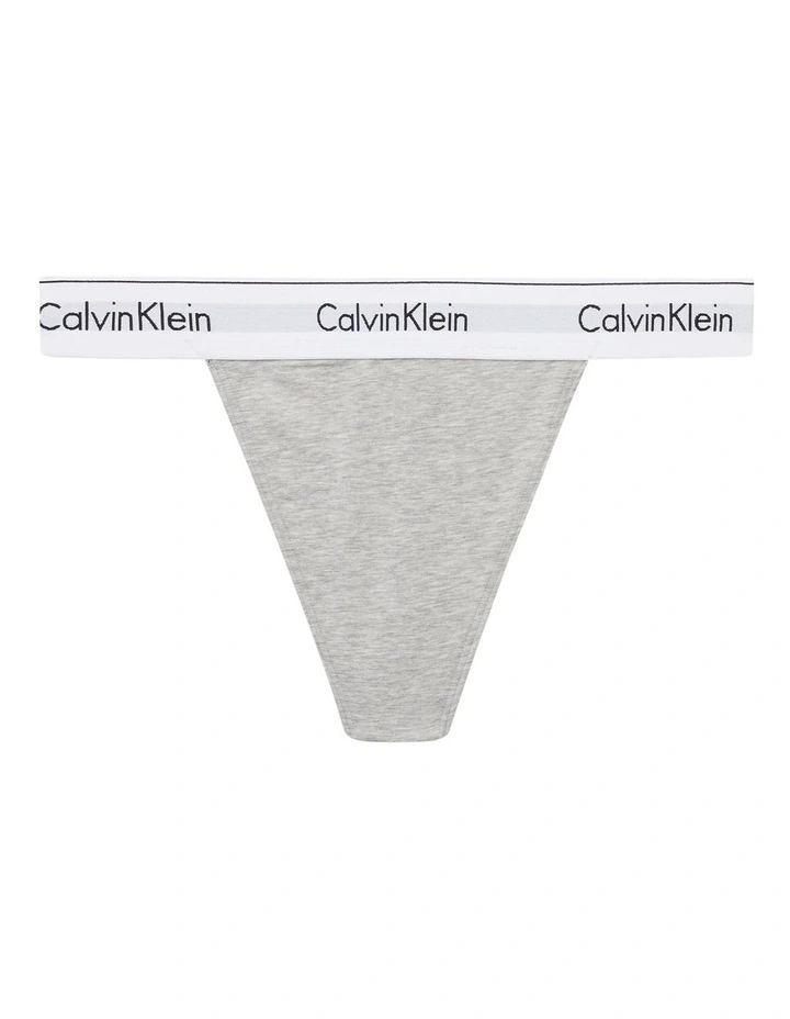 Modern Cotton String Thong Brief In Grey Calvin Klein Modern Cotton String Thong Brief In Grey -Calvin Klein Sales