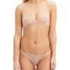 Calvin Klein Sheer Marquisette Unlined Triangle In Pink