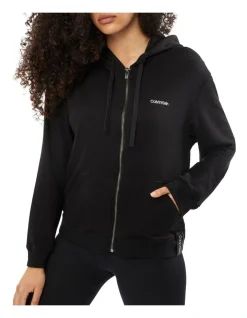 Calvin Klein Modern Cotton Lounge Full Zip Hoodie In Black 3 Calvin Klein Modern Cotton Lounge Full Zip Hoodie In Black -Calvin Klein Sales 945688330 4 720x928