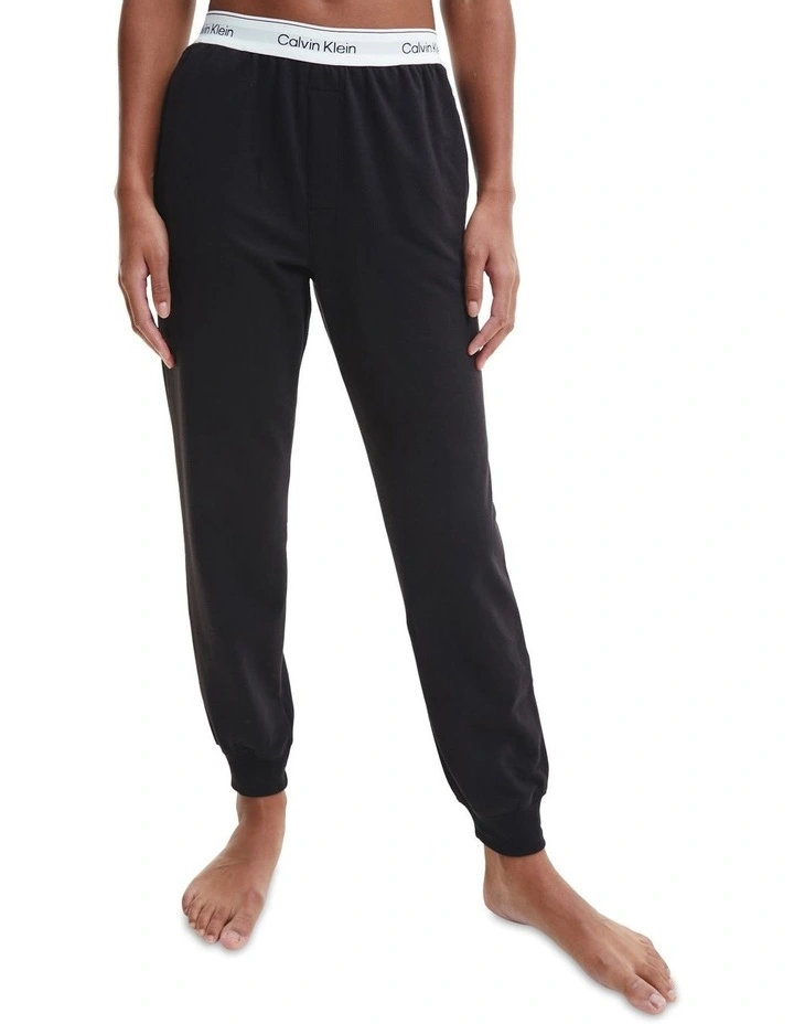 Modern Cotton Lounge Jogger In Black Calvin Klein Modern Cotton Lounge Jogger In Black -Calvin Klein Sales
