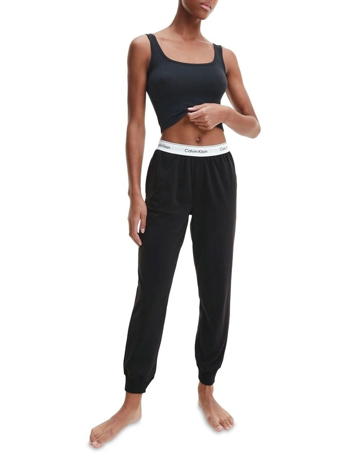 Modern Cotton Lounge Jogger In Black Calvin Klein Modern Cotton Lounge Jogger In Black -Calvin Klein Sales