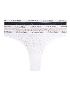 Calvin Klein Carousel Lace Brazilian Brief 3 Pack In Assorted