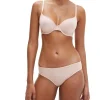 Calvin Klein Sheer Marquisette Lightly Lined Demi Bra In Pink
