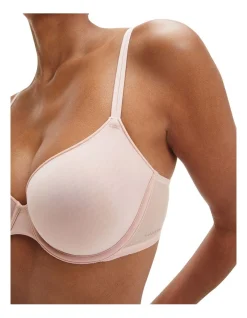 Calvin Klein Sheer Marquisette Lightly Lined Demi Bra In Pink -Calvin Klein Sales 945739540 3 720x928