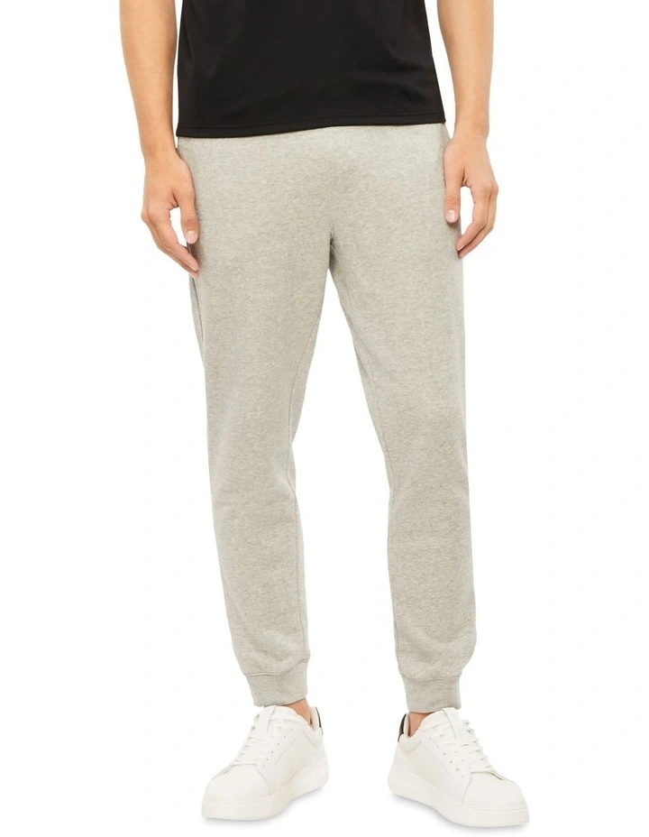 Knit Cotton Blend Pant in Grey Heather Calvin Klein Knit Cotton Blend Pant In Grey Heather -Calvin Klein Sales