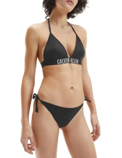 Calvin Klein String Side Tie Cheeky Bikini Brief In Black