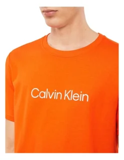 Calvin Klein Logo Gym T-Shirt In Orange -Calvin Klein Sales 949591630 4 720x928
