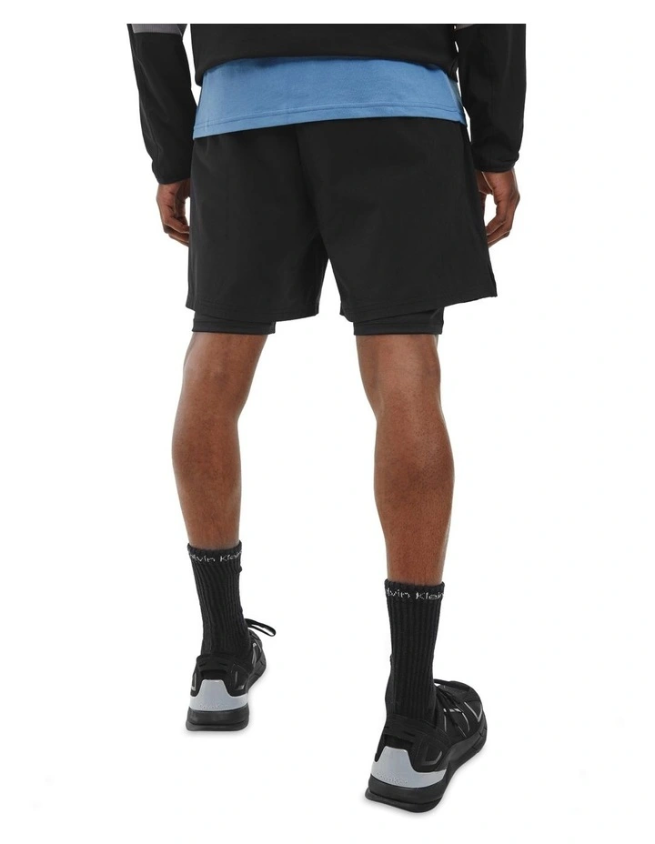 2-in-1 Gym Shorts in Black Calvin Klein 2-in-1 Gym Shorts In Black -Calvin Klein Sales