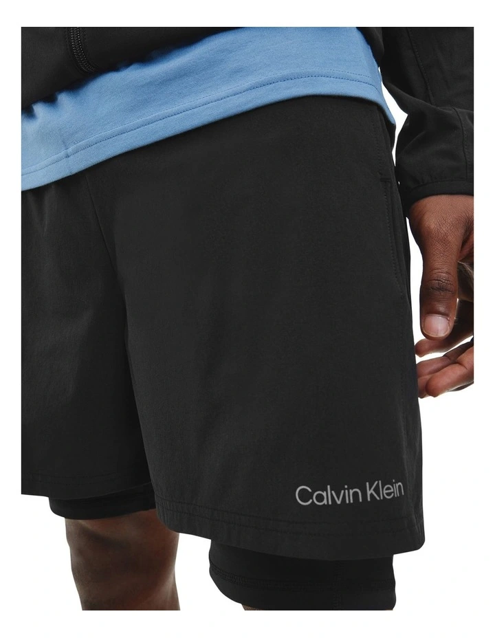 2-in-1 Gym Shorts in Black Calvin Klein 2-in-1 Gym Shorts In Black -Calvin Klein Sales