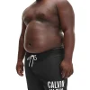Calvin Klein Intense Power Logo Swimshort In Black