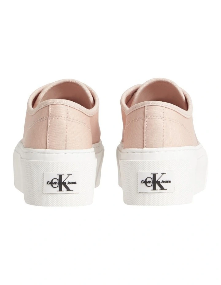 Cotton Cupsole Flatform Sneaker in Pink Calvin Klein Cotton Cupsole Flatform Sneaker In Pink -Calvin Klein Sales