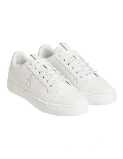 Calvin Klein Leather Cupsole Sneaker In Triple White 2 Calvin Klein Leather Cupsole Sneaker In Triple White -Calvin Klein Sales 958262140 3 720x928