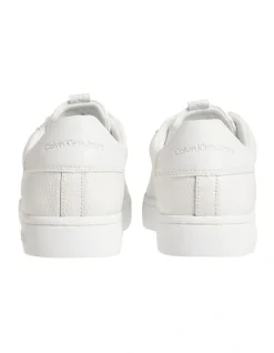 Calvin Klein Leather Cupsole Sneaker In Triple White 3 Calvin Klein Leather Cupsole Sneaker In Triple White -Calvin Klein Sales 958262140 4 720x928