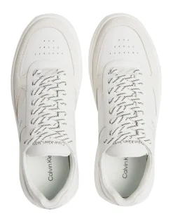 Calvin Klein Chunky Leather Cupsole Sneaker In Bright White -Calvin Klein Sales 958262230 3 720x928