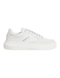 Calvin Klein Chunky Leather Cupsole Sneaker In Bright White -Calvin Klein Sales 958262230 4 720x928