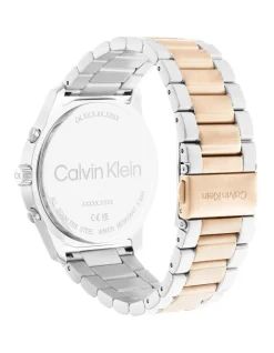 Calvin Klein Sport Men's Qtz Multifunction Watch 25200210 In Two Tone Stainless Steel -Calvin Klein Sales 961833070 3 720x928