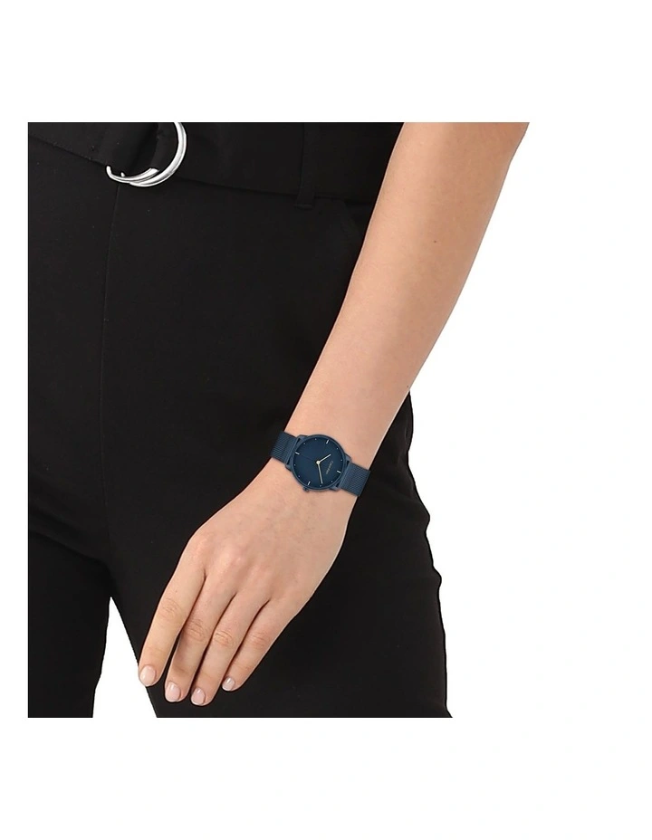 Iconic Ionic Unisex Qtz Watch 25200160 in Plated Blue Steel Calvin Klein Iconic Ionic Unisex Qtz Watch 25200160 In Plated Blue Steel -Calvin Klein Sales