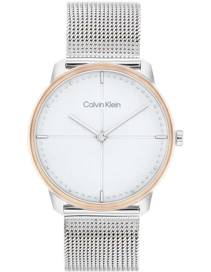 Iconic Unisex Qtz Watch 25200157 in Stainless Steel Calvin Klein Iconic Unisex Qtz Watch 25200157 In Stainless Steel -Calvin Klein Sales