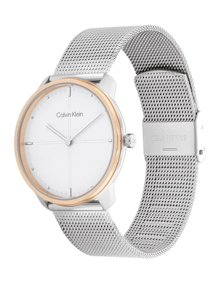 Iconic Unisex Qtz Watch 25200157 in Stainless Steel Calvin Klein Iconic Unisex Qtz Watch 25200157 In Stainless Steel -Calvin Klein Sales