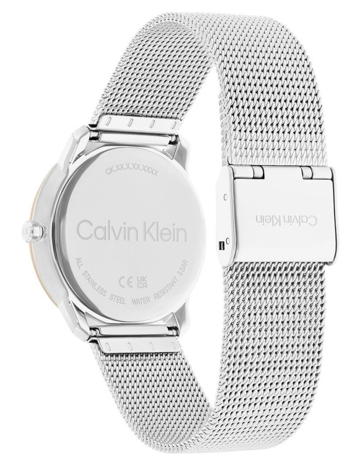 Iconic Unisex Qtz Watch 25200157 in Stainless Steel Calvin Klein Iconic Unisex Qtz Watch 25200157 In Stainless Steel -Calvin Klein Sales