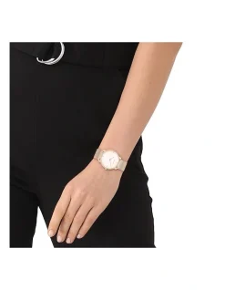 Calvin Klein Iconic IP Carnation Unisex Qtz Watch 25200158 In Gold Steel -Calvin Klein Sales 961834150 4 720x928