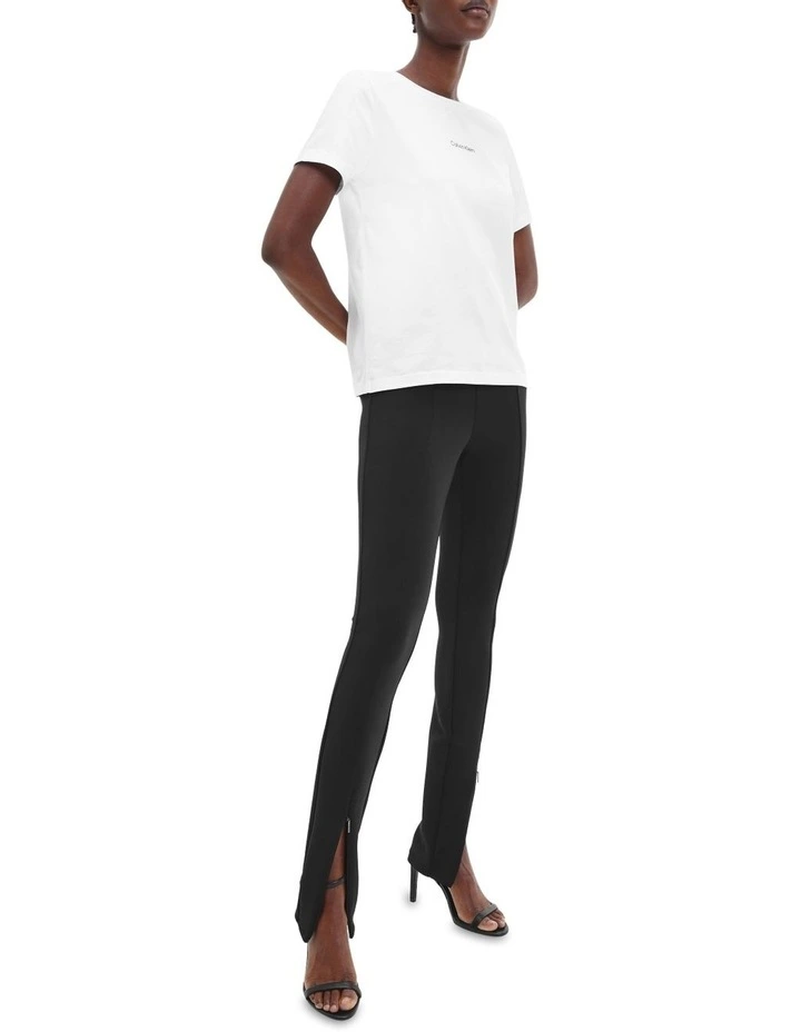 Micro Logo Regular T-Shirt in White Calvin Klein Micro Logo Regular T-Shirt In White -Calvin Klein Sales