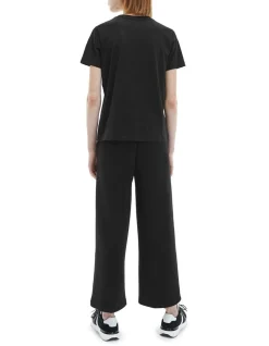 Calvin Klein Black Micro Logo Cotton T-Shirt In Black -Calvin Klein Sales 962278390 5 720x928