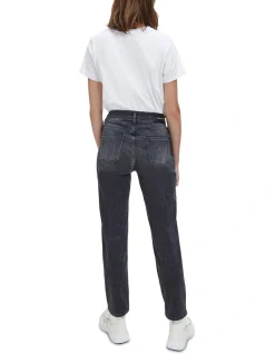 Calvin Klein Small CK C-Neck Top In White -Calvin Klein Sales 962278840 5 720x928