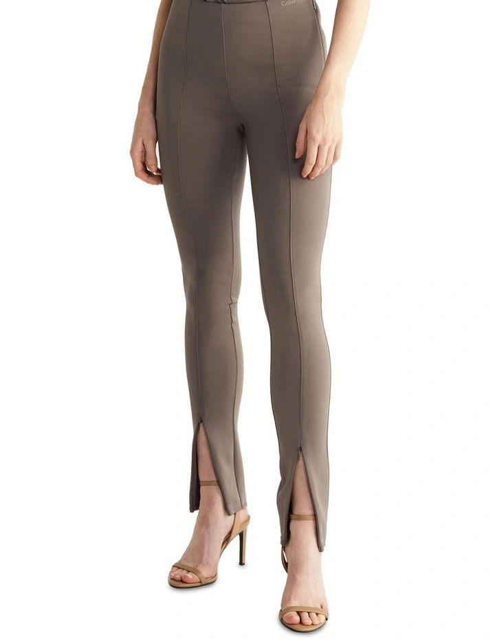 Technical Knit Skinny Legging in Brown Calvin Klein Technical Knit Skinny Legging In Brown -Calvin Klein Sales