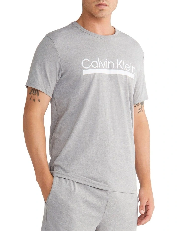 Chill Sleep Tee in Grey Calvin Klein Chill Sleep Tee In Grey -Calvin Klein Sales