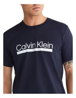 Calvin Klein Chill Sleep Tee In Navy -Calvin Klein Sales 964804960 3 720x928