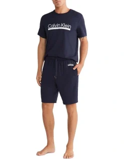 Calvin Klein Chill Sleep Short In Navy -Calvin Klein Sales 964805230 4 720x928