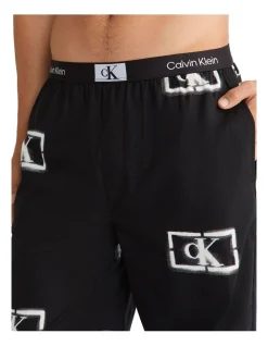 Calvin Klein 1996 Woven Cotton Sleep Pant In Black -Calvin Klein Sales 964805770 3 720x928