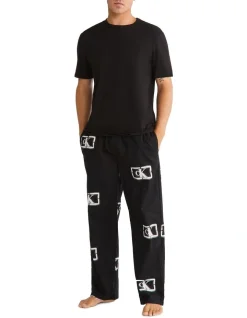 Calvin Klein 1996 Woven Cotton Sleep Pant In Black -Calvin Klein Sales 964805770 4 720x928