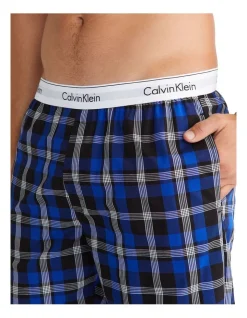 Calvin Klein Modern Cotton Woven Sleep Pant In Blue -Calvin Klein Sales 964805860 3 720x928