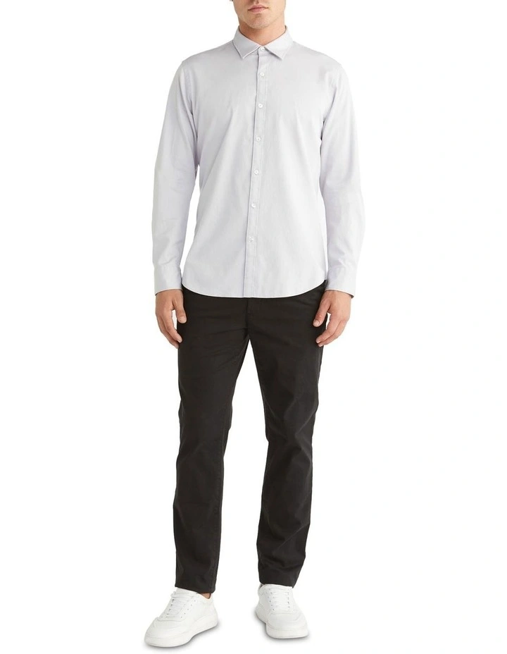Nevertuck Long Sleeve Shirt in Grey Calvin Klein Nevertuck Long Sleeve Shirt In Grey -Calvin Klein Sales