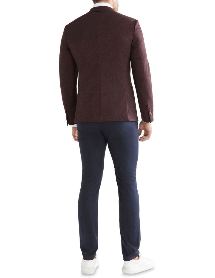 X Slim Twill Knit Blazer in Red Calvin Klein X Slim Twill Knit Blazer In Red -Calvin Klein Sales