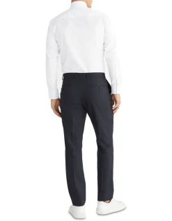 Calvin Klein Slim Long Sleeve White With Brown Mid Check Shirt -Calvin Klein Sales 967826620 3 720x928