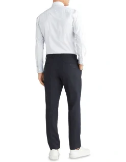 Calvin Klein Slim Long Sleeve Mini Dot Print Shirt In Blue -Calvin Klein Sales 967826800 3 720x928