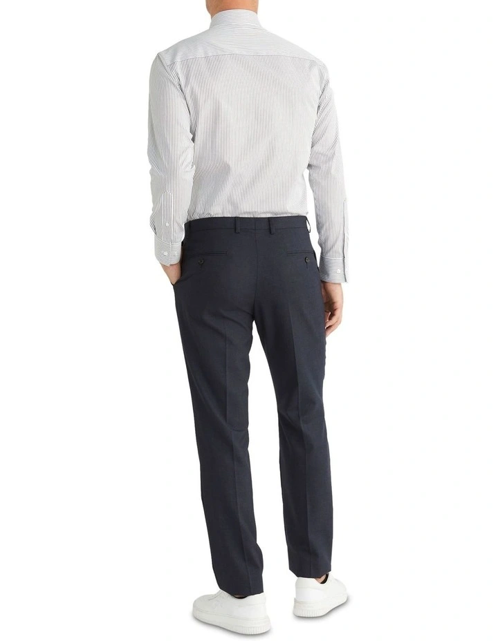 Slim Long Sleeve Dobby Stripe Shirt in Black/White Calvin Klein Slim Long Sleeve Dobby Stripe Shirt In Black/White -Calvin Klein Sales