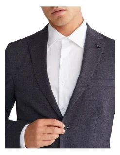 Calvin Klein X Slim Herringbone Knit Blazer In Navy 3 Calvin Klein X Slim Herringbone Knit Blazer In Navy -Calvin Klein Sales 967828150 4 720x928